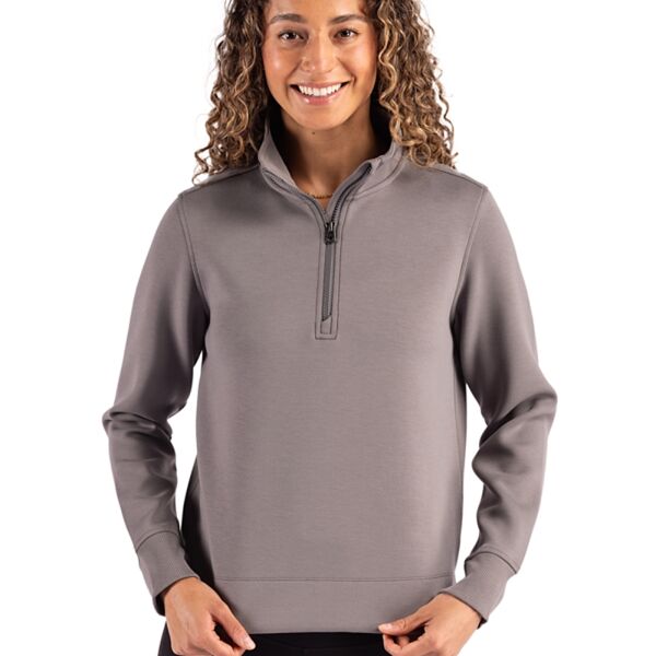 Cutter & Buck Roam Epic Versatility Recycled Womens Quarter Zip Pullover Thumbnail