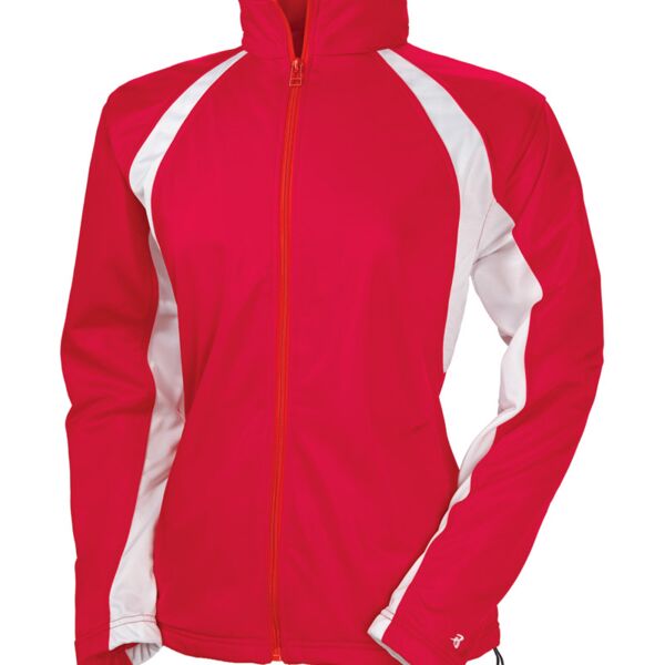 Ladies' Brushed Tricot Hook Jacket Thumbnail