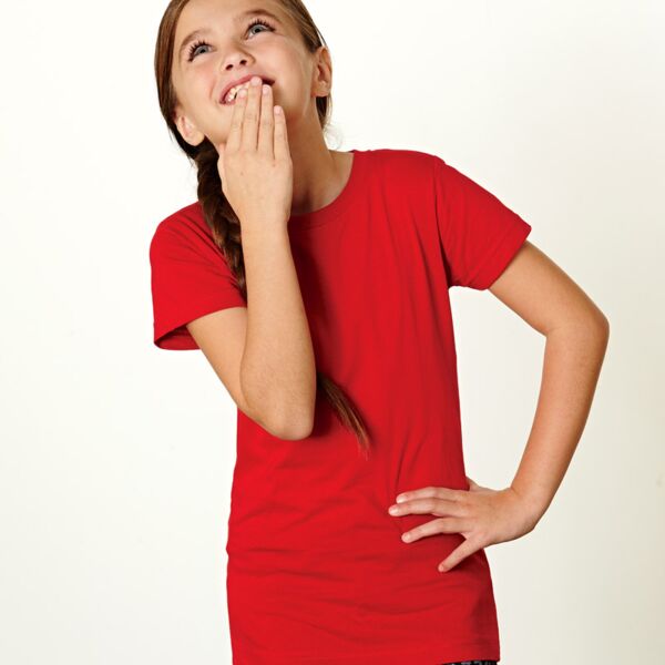 LA T Girls’ Fine Jersey Longer Length T-Shirt Thumbnail