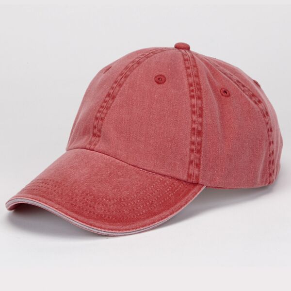 Solid Low-Profile Sandwich Trim Twill Cap Thumbnail