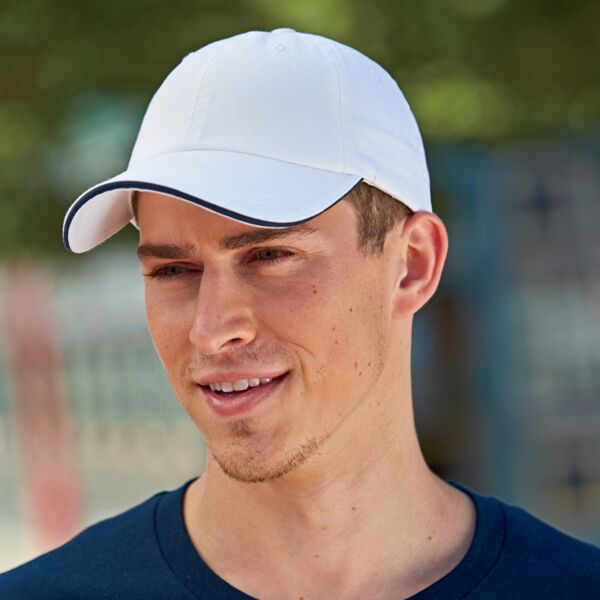 Washed Cotton Unstructured Sandwich Cap Thumbnail