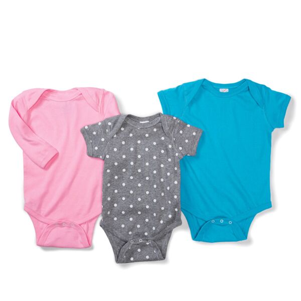 Infant Baby Rib Lap-Shoulder Bodysuit Thumbnail