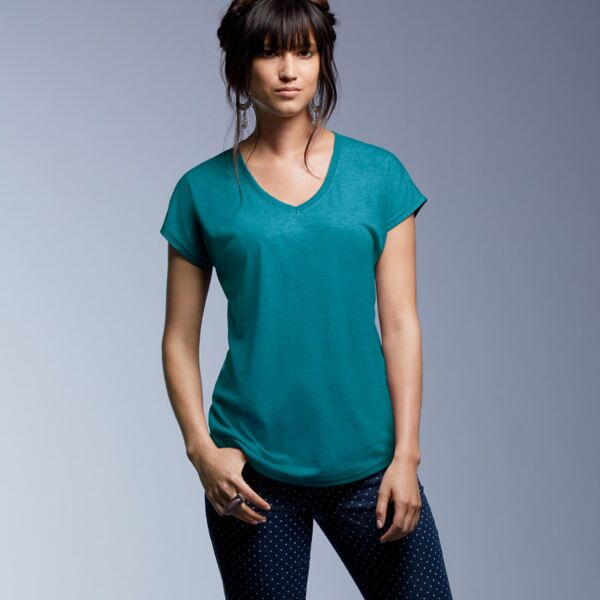 Ladies' Tri-Blend V-Neck Tee Thumbnail