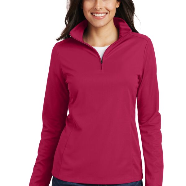 Women's Pinpoint Mesh 1/2 Zip Thumbnail