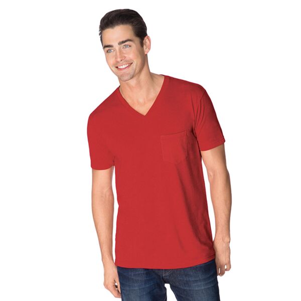 Next Level Men's CVC V with Pocket Thumbnail