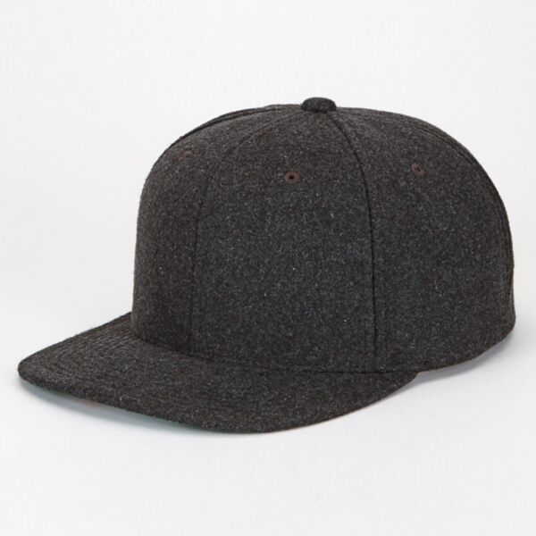 Melton Wool Blend Snapback Cap Thumbnail
